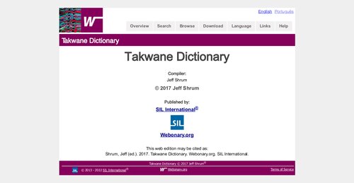 Takwane Dictionary