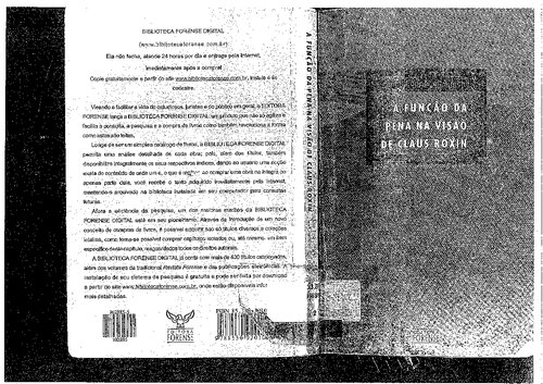 A função da pena na visão de Claus Roxin