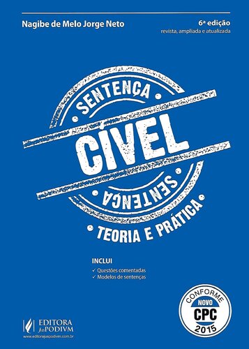 Sentença Civel - Teoria E Pratica - Conforme Novo