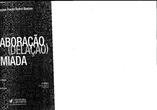 Colaboração (delação) Premiada