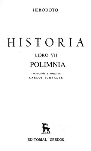 Historia. Libro VII (Polimnia)