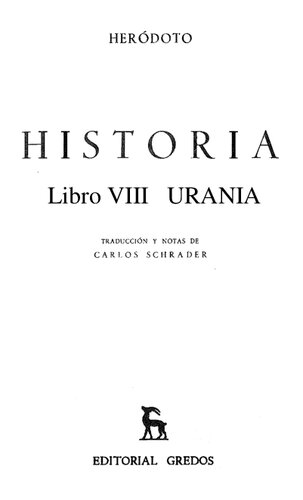 Historia. Libro VIII (Urania)