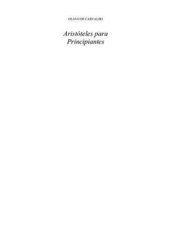 Aristóteles para Principiantes