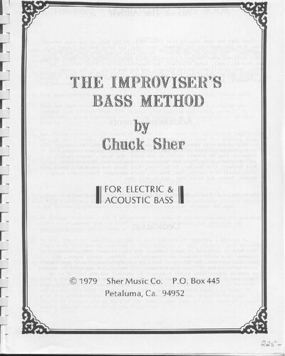 The Improviser's Bass Method: For Electric & Acoustic Bass