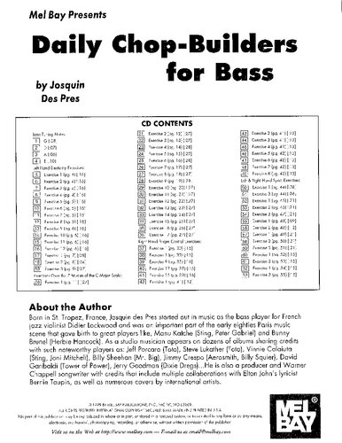 Daily Chop-Builders for Bass: Bass/Technique