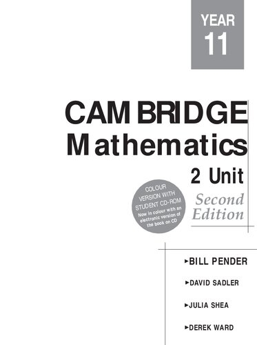 Cambridge mathematics 2 unit : year 11