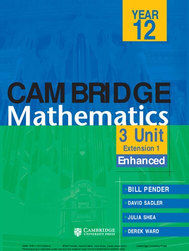 Cambridge mathematics : 3 unit, Extension 1. Year 12, Enhanced