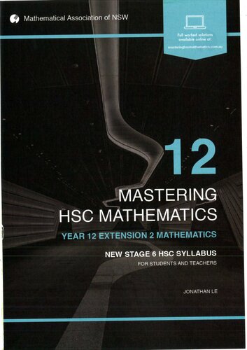 Mastering HSC Mathematics - Year 12 Extension 2 Mathematics
