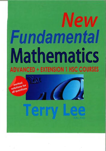 New fundamental mathematics : advanced + extension 1 HSC courses