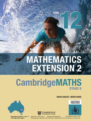 CambridgeMATHS Stage 6 : Mathematics Extension 2 Year 12