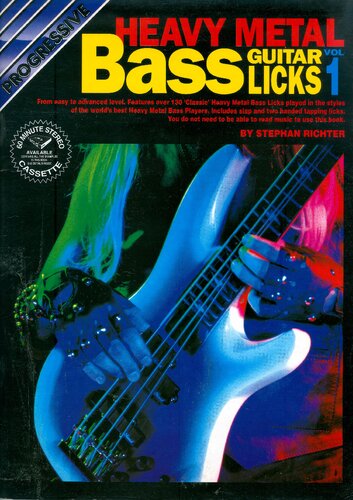 Progressive heavy metal : bass licks. volume 1