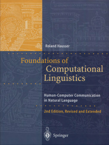 Foundations of Computational Linguistics