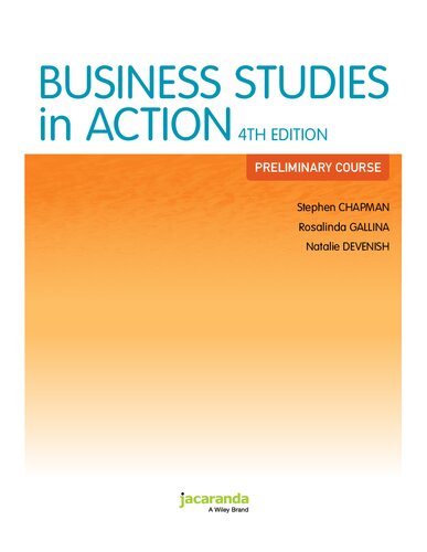 Business studies in action : preliminary course