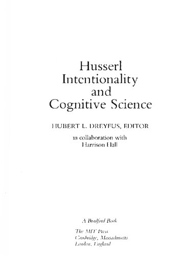 Husserl, Intentionality, and Cognitive Science