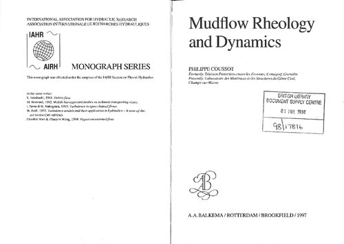 Mudflow Rheology and Dynamics