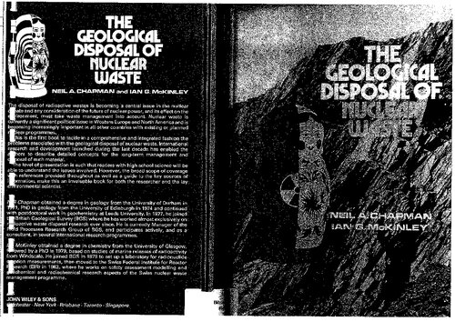 The Geological Disposal of Nuclear Waste