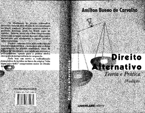 Direito Alternativo - Teoria E Pratica
