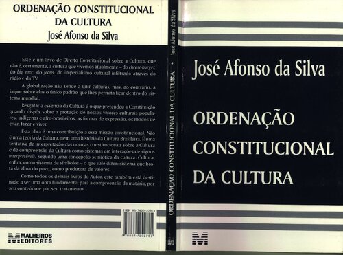 Ordenação Constitucional Da Cultura