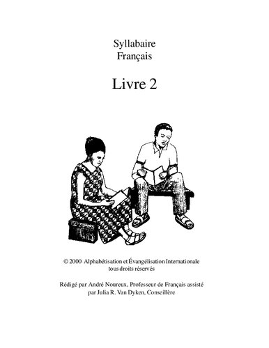 Syllabaire Français. Livre 2