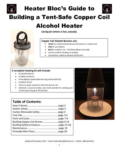 Heater Bloc's Guide to Building A Copper Coil Alcohol Heater