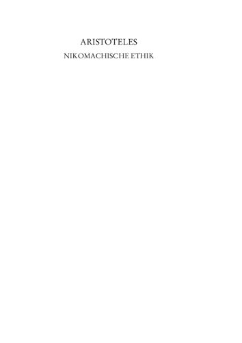 Nikomachische Ethik