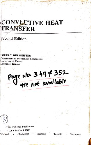 Convective Heat Transfer, 2nd Edition