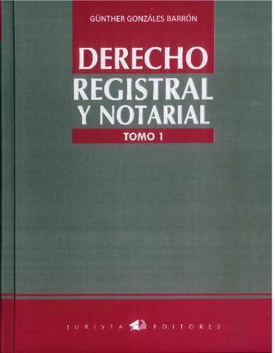 DERECHO REGISTRAL Y NOTARIAL