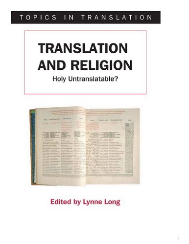 Translation and Religion: Holy Untranslatable?