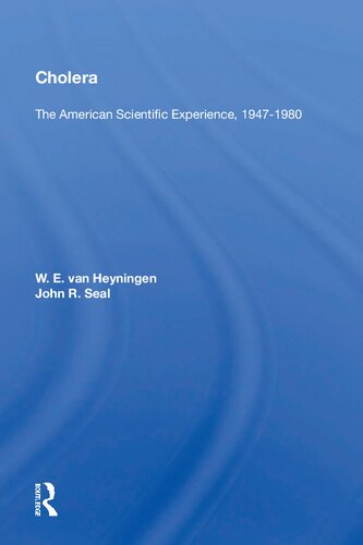 Cholera: The American Scientific Experience, 1947-1980
