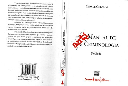 Antimanual de criminologia