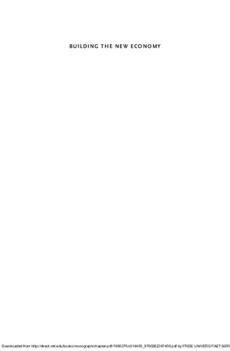 Building the New Economy: Data as Capital