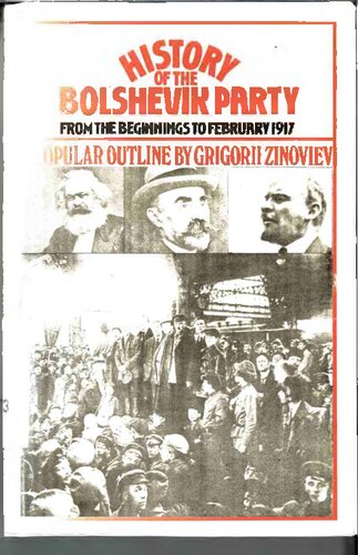 History Of The Bolshevik Party;A Popular Outline