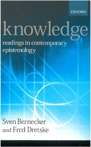 Knowledge: Readings in Contemporary Epistemology