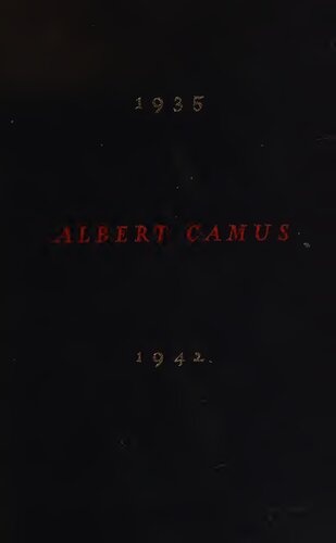 Notebooks, 1935-1942