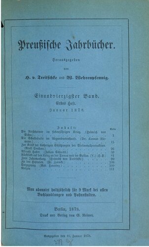 Preußische Jahrbücher