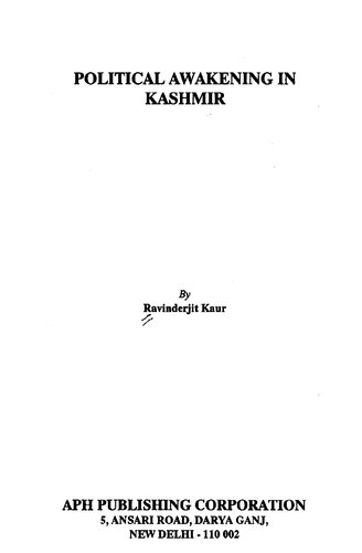 Political Awakening in Kashmir