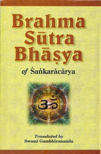 Brahma Sutra Bhasya Of Shankaracharya