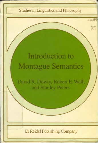 Introduction to Montague Semantics