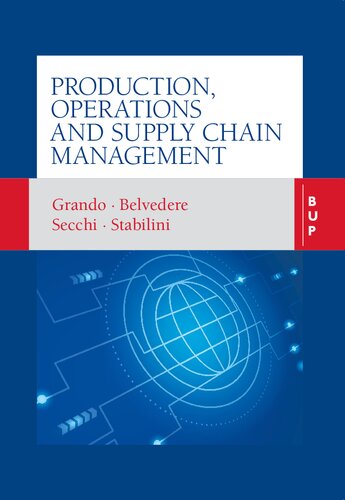 Production, Operations and Supply Chain Management