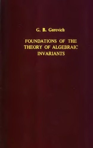 Foundations of the theory of algebraic invariants