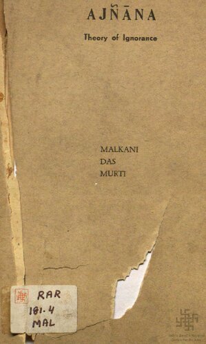 Ajnana Theory of Ignorance