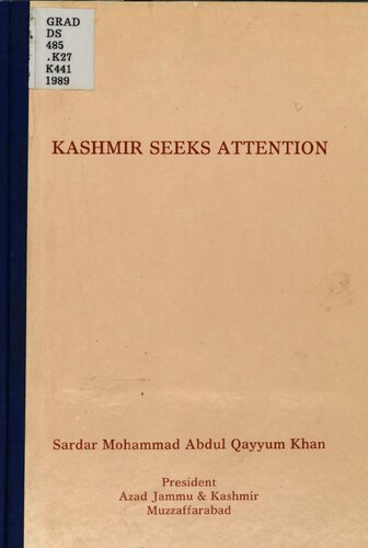 Kashmir seeks attention
