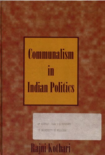 Communalism in Indian politics