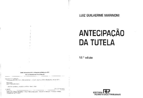 Antecipação Da Tutela