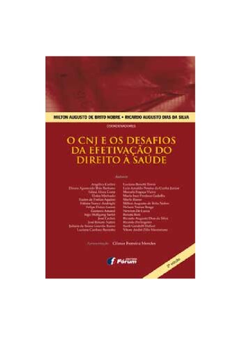 O CNJ e os desafios da efetivação do direito à saúde