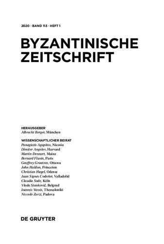Byzantinische Zeitschrift
