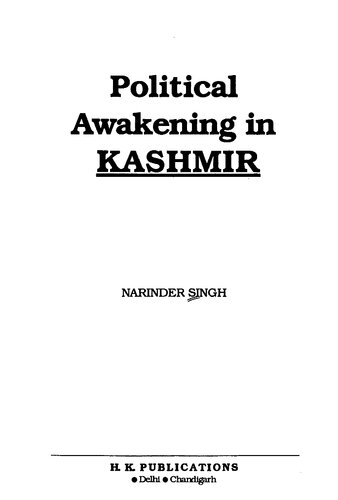 Political Awakening in Kashmir