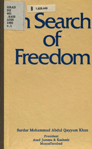 In search of freedom, Volume 1