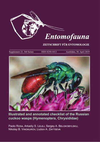 Entomofauna, Supplementum 23
