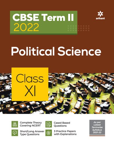 CBSE Political Science Term 2 Class 11 for 2022 Exam (Cover Theory and MCQs)